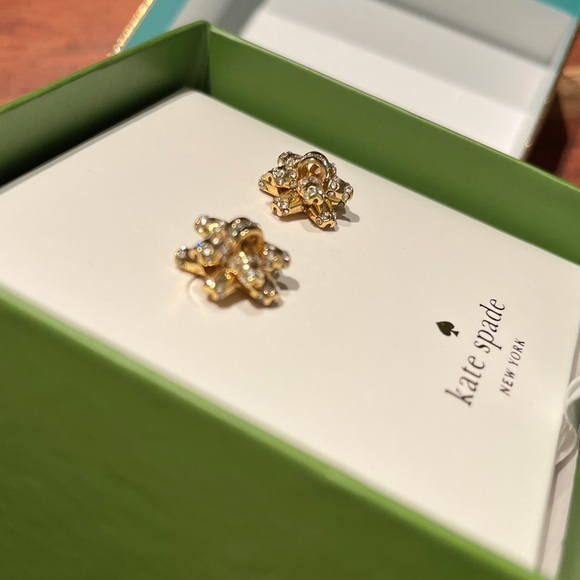 KATE SPADE BOURGEOIS BOW EARRINGS - Picture 2 of 6